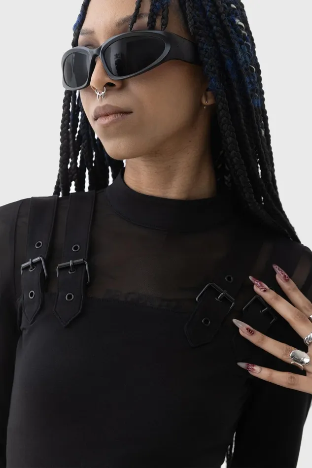 Women Long Sleeves Killstar Spellsmith Top
