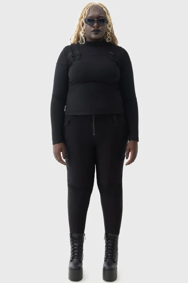Women Long Sleeves Killstar Spellsmith Top