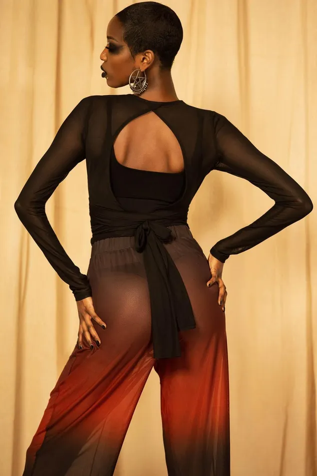 Women Long Sleeves Killstar Sunset Wrap Top