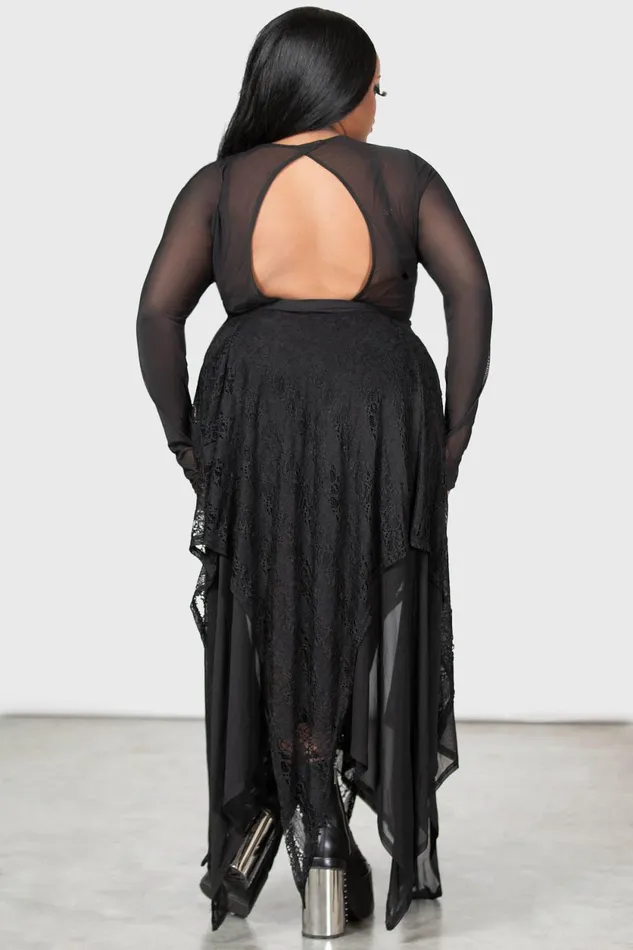 Women Long Sleeves Killstar Sunset Wrap Top