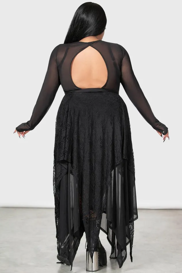 Women Long Sleeves Killstar Sunset Wrap Top