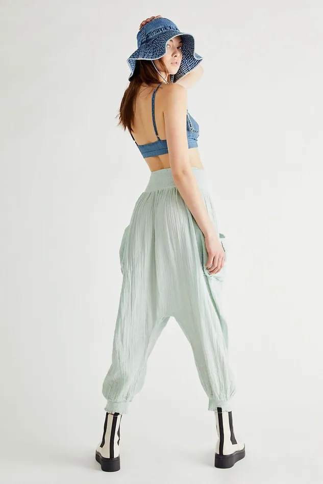 Women Loungewear Free People Walk On Fire Pant Ocean Lily