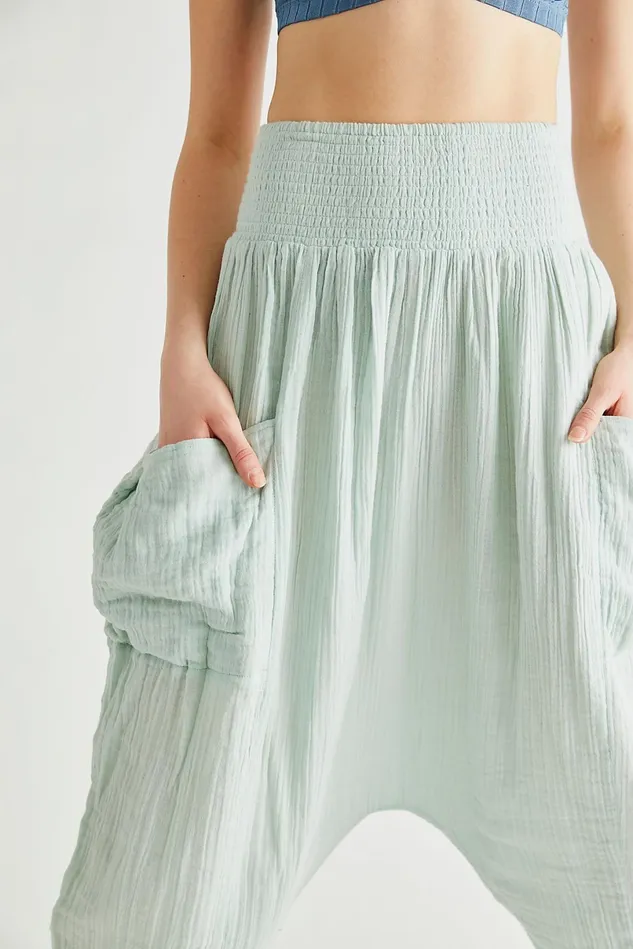 Women Loungewear Free People Walk On Fire Pant Ocean Lily