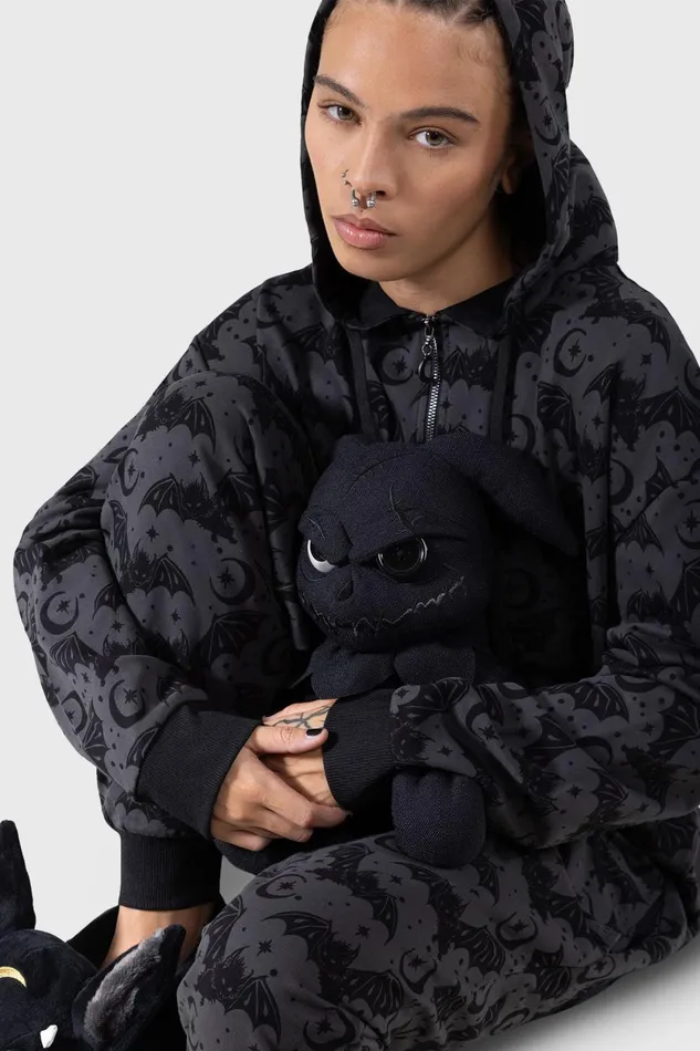 Women Loungewear Killstar Cosmic Bat Onesie