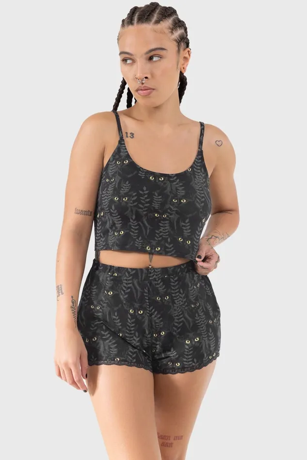 Women Loungewear Killstar Familiar Woods Shorts