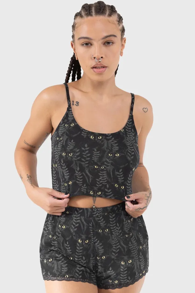 Women Loungewear Killstar Familiar Woods Shorts