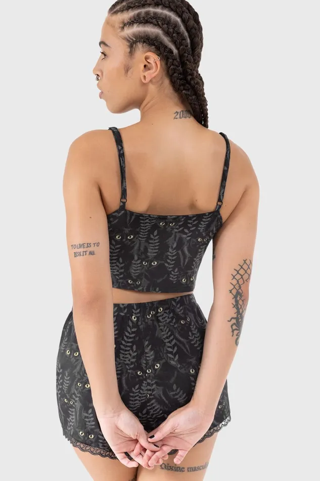 Women Loungewear Killstar Familiar Woods Shorts