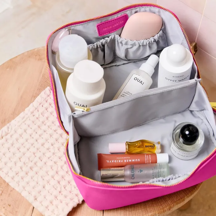 Women Makeup and Wash Bags Katie Loxton Large Personalised Makeup And Wash Bag 8211 Magenta Women Makeup and Wash Bags Katie Loxton Large Personalised Makeup And Wash Bag 8211 Magenta