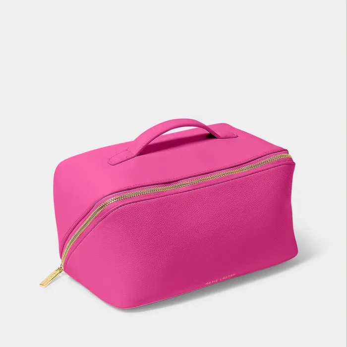 Women Makeup and Wash Bags Katie Loxton Large Personalised Makeup And Wash Bag 8211 Magenta