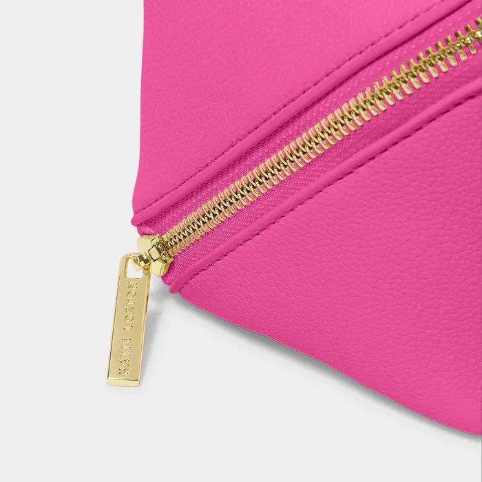 Women Makeup and Wash Bags Katie Loxton Large Personalised Makeup And Wash Bag 8211 Magenta