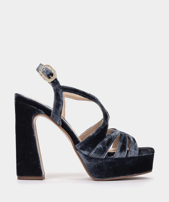 Women Malawi Blue 8211 Heeled Sandals Pedro Miralles