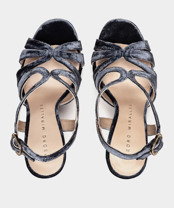 Women Malawi Blue 8211 Heeled Sandals Pedro Miralles