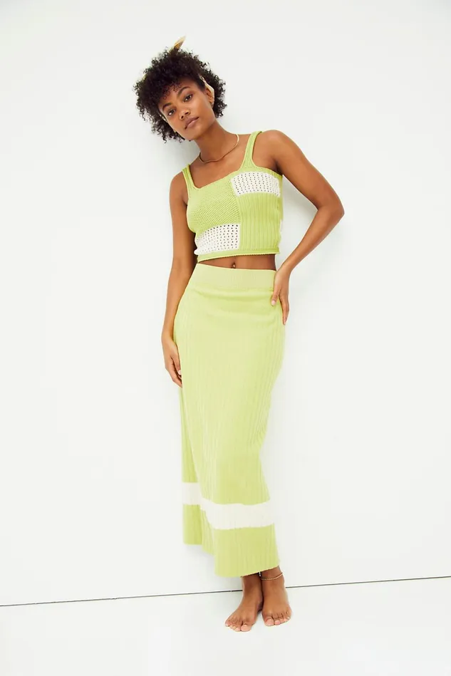 Women Maxi Dresses Free People Eulalia Set Green