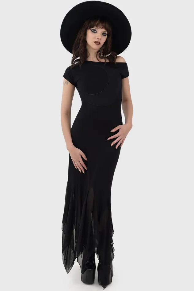 Women Maxi Killstar Hollow Night Maxi Dress