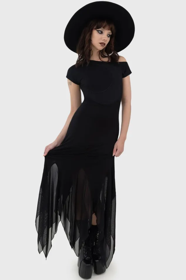 Women Maxi Killstar Hollow Night Maxi Dress