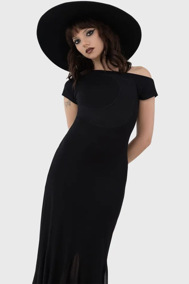 Women Maxi Killstar Hollow Night Maxi Dress