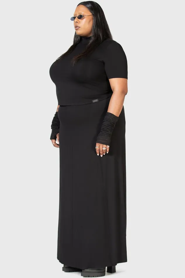 Women Maxi Skirts Killstar Secretly Weep Maxi Skirt