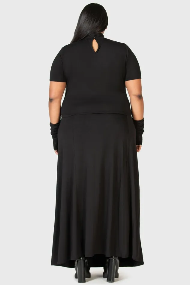 Women Maxi Skirts Killstar Secretly Weep Maxi Skirt