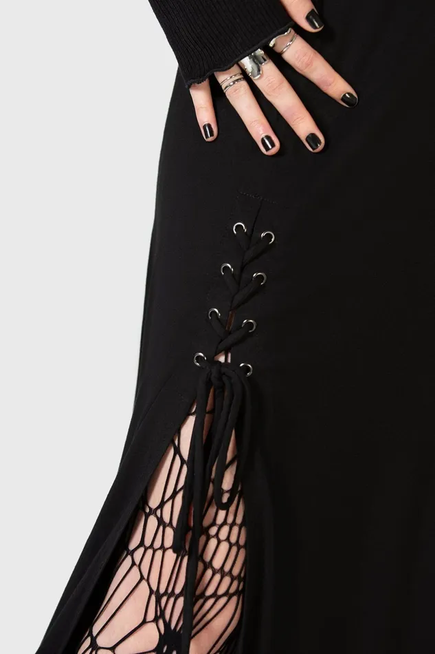 Women Maxi Skirts Killstar Secretly Weep Maxi Skirt