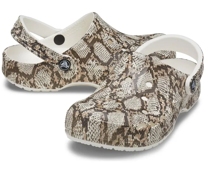 WomenMen Baya Seasonal Printed Clog Oyster Mushroom Crocs Clogs
