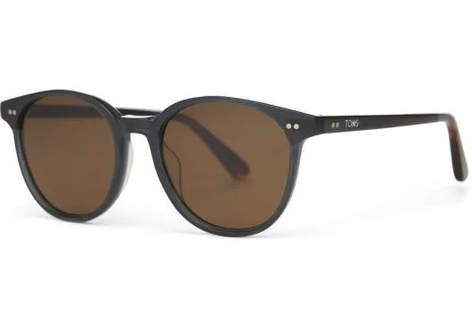 WomenMen Bellini Black Tealbrown Mirror TOMS Sunglasses