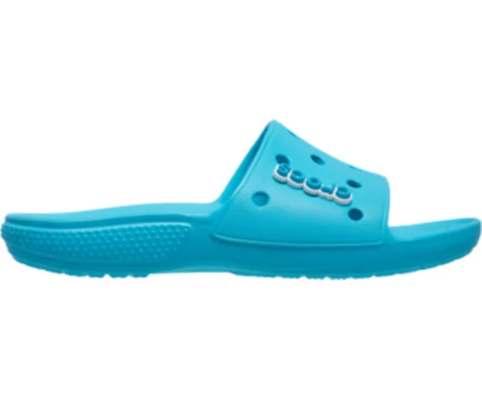 WomenMen Classic Crocs Slide Digital Aqua Crocs Sandals