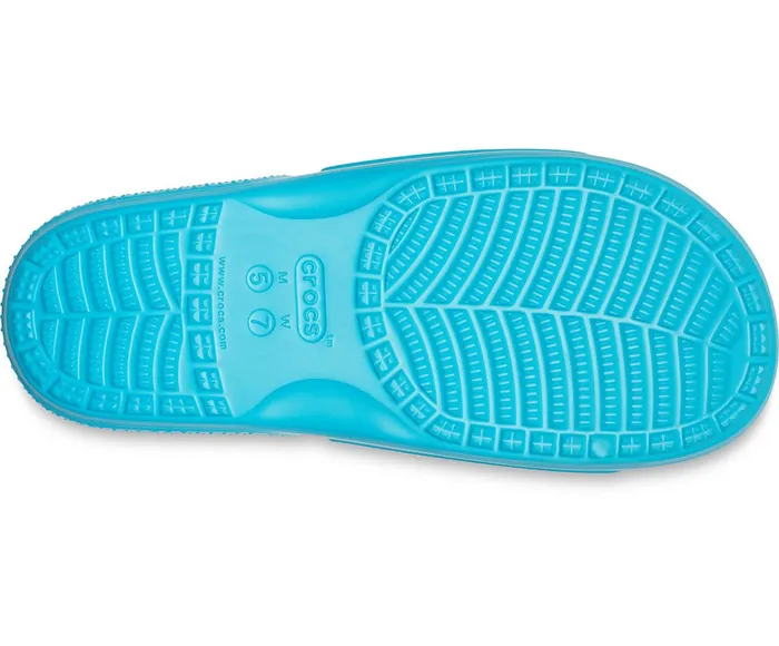 WomenMen Classic Crocs Slide Digital Aqua Crocs Sandals