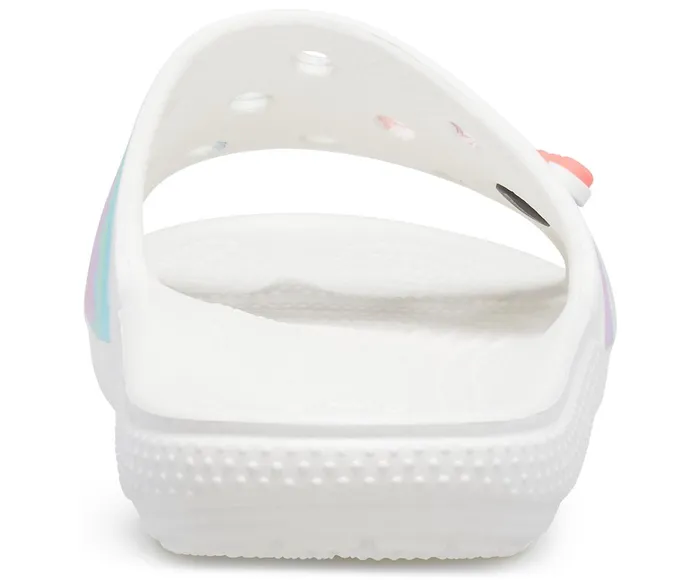 WomenMen Classic Crocs TieDye Graphic Slide Fresco Multi Crocs Sandals