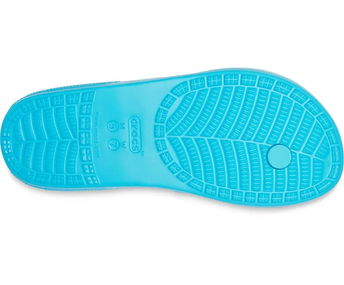 WomenMen Classic II Flip Digital Aqua Crocs Sandals