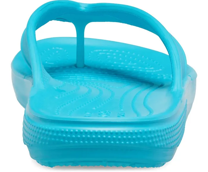 WomenMen Classic II Flip Digital Aqua Crocs Sandals