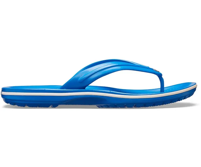 WomenMen Crocband Flip Bright Cobalt White Crocs Sandals