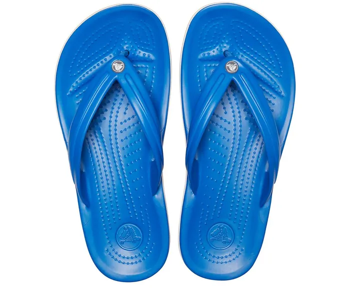 WomenMen Crocband Flip Bright Cobalt White Crocs Sandals