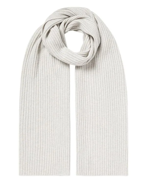 WomenMen Unisex Short Ribbed Cashmere ScarfIn Pebble Grey Pebble Grey NPeal Cashmere Scarves WomenMen Unisex Short Ribbed Cashmere ScarfIn Pebble Grey Pebble Grey NPeal Cashmere Scarves