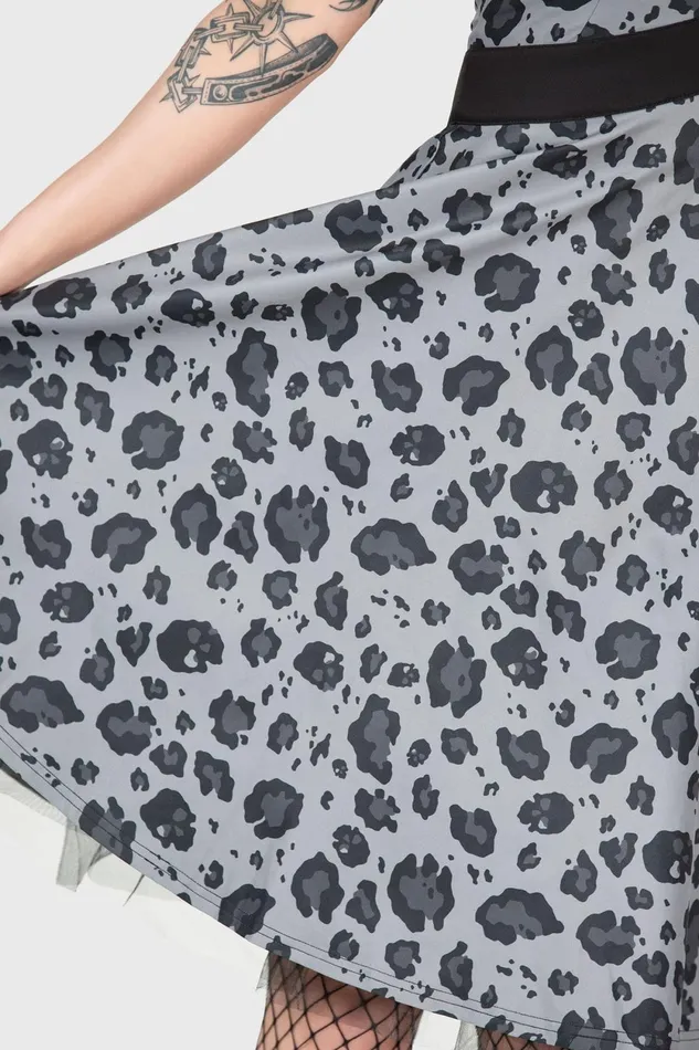Women Midi Killstar Backseat Bingo Skater Dress