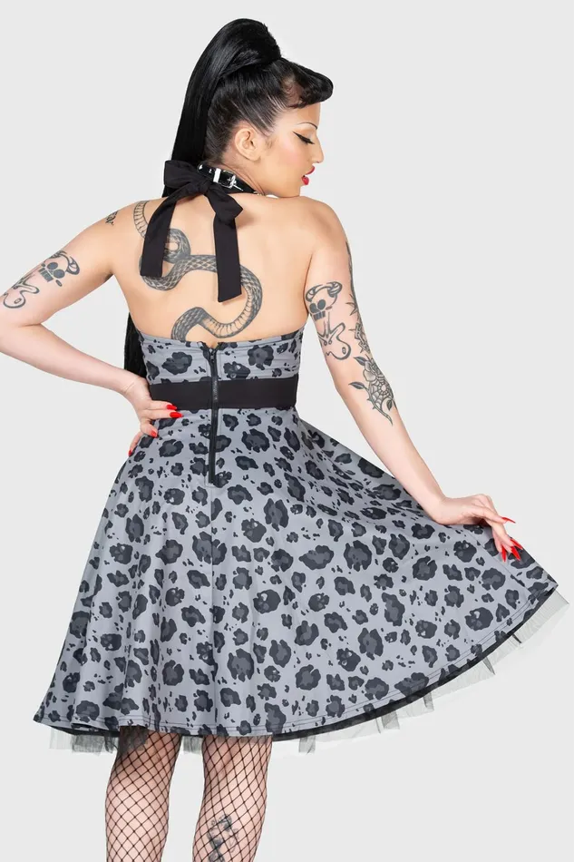 Women Midi Killstar Backseat Bingo Skater Dress