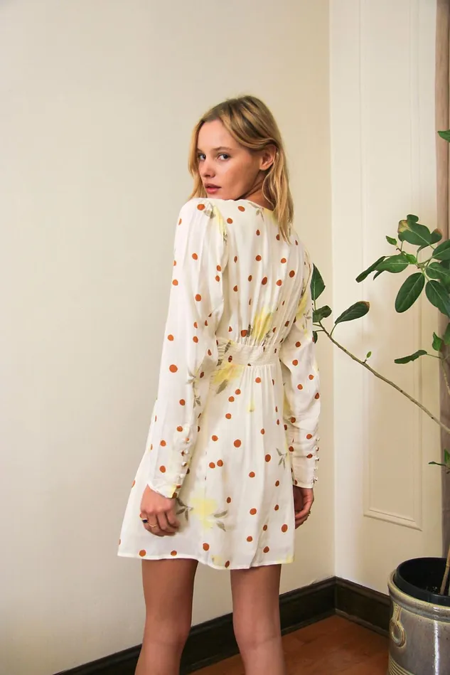 Women Mini Dresses Free People Date Night Mini Dress Sunshine Combo