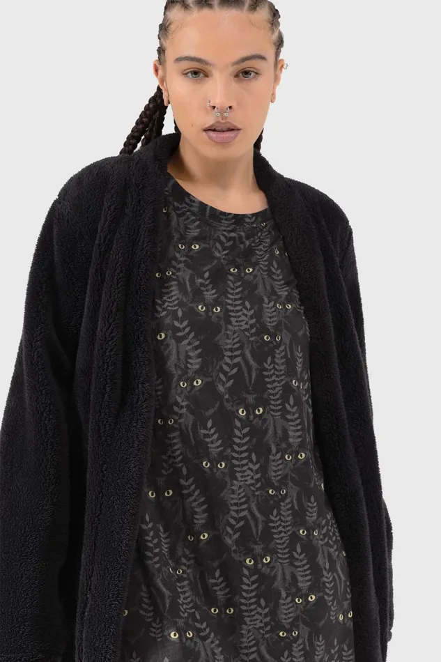 Women Mini Killstar Familiar Woods TShirt Dress