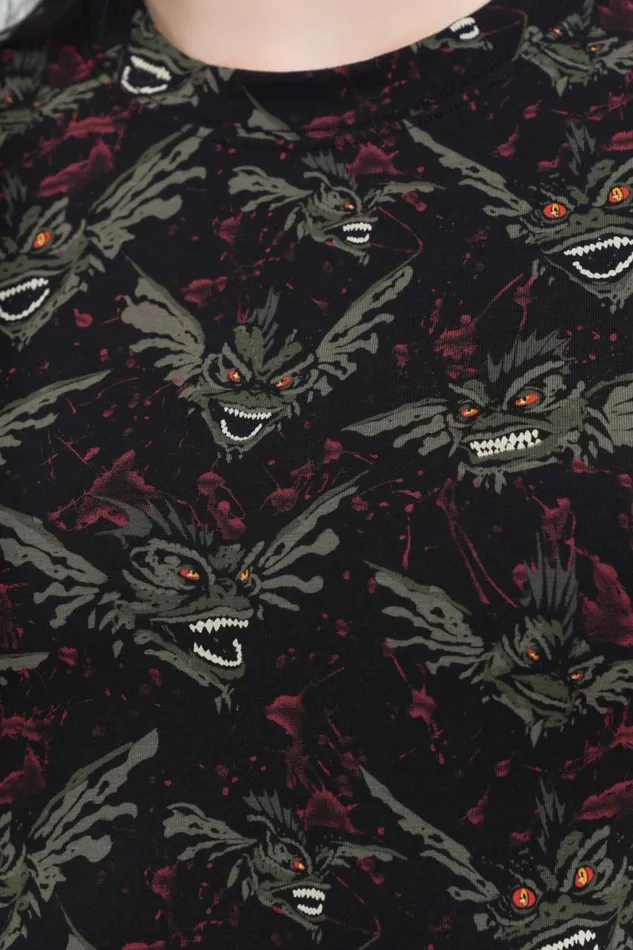 Women Mini Killstar Gremlins After Midnight Skater Dress