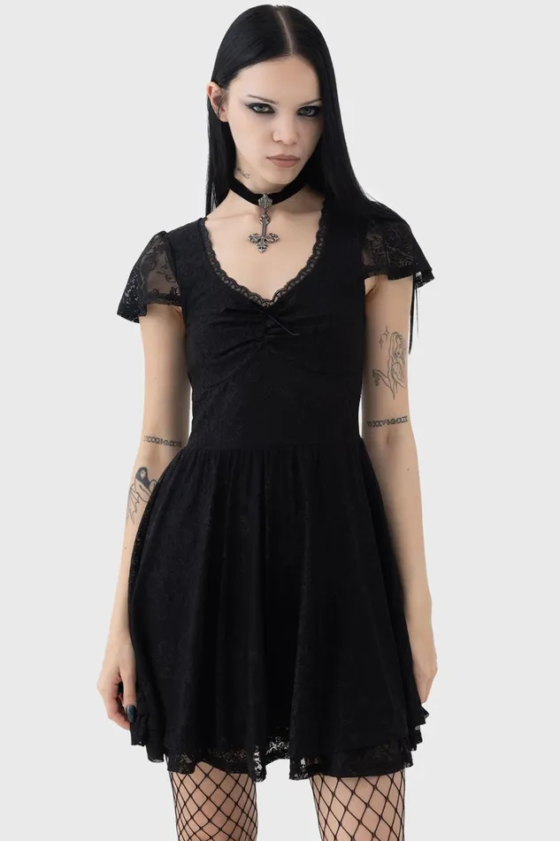 Women Mini Killstar Necroix Mini Dress