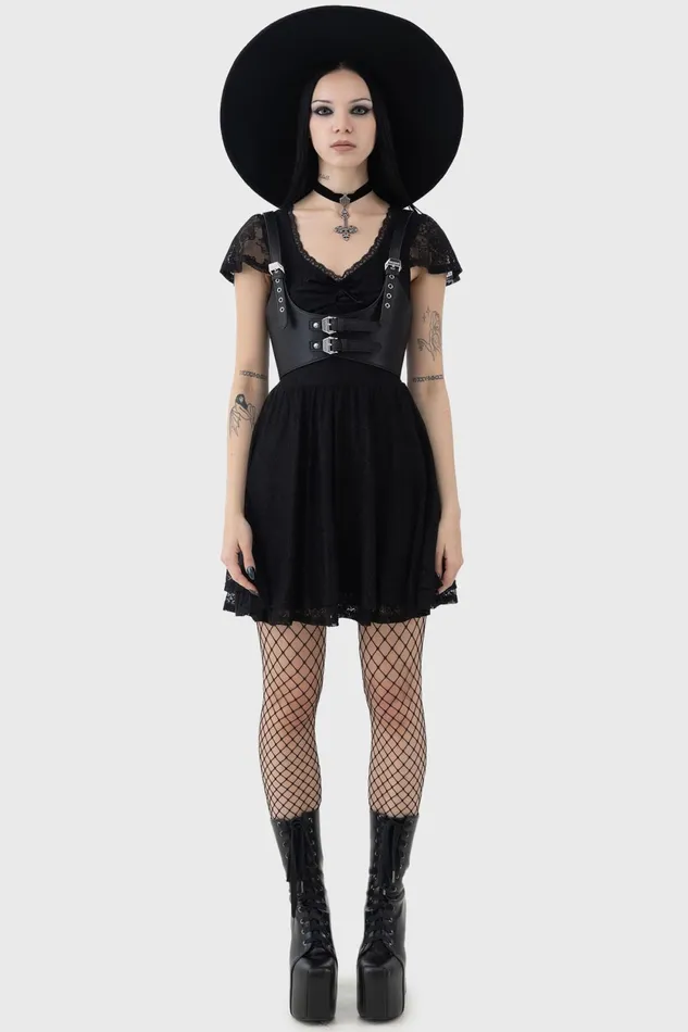Women Mini Killstar Necroix Mini Dress