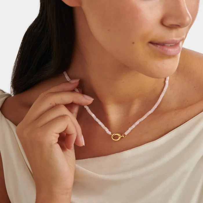 Women Necklaces Katie Loxton Soleil Glow Waterproof Gold Choker