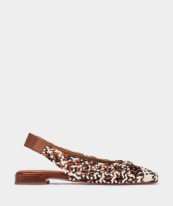 Women Olimpia Brown 8211 Flat Shoes Pedro Miralles