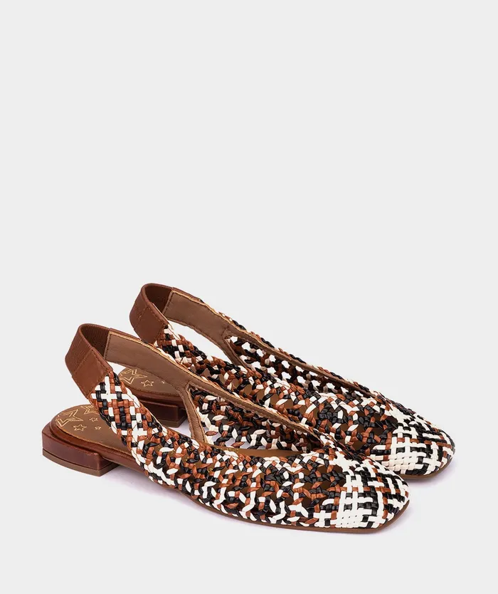 Women Olimpia Brown 8211 Flat Shoes Pedro Miralles