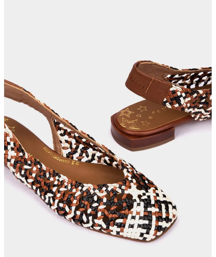 Women Olimpia Brown 8211 Flat Shoes Pedro Miralles