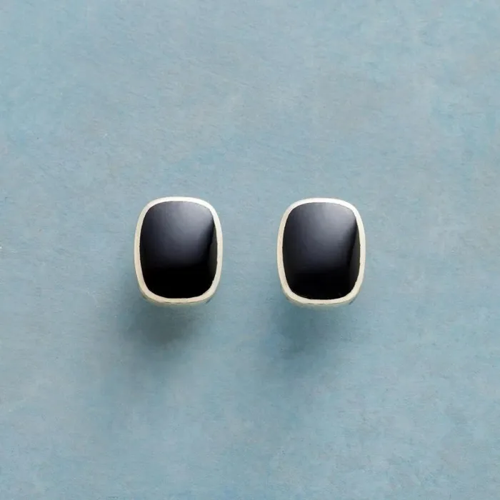 Women Onyx Inlay Earrings Sundance Catalog Earrings