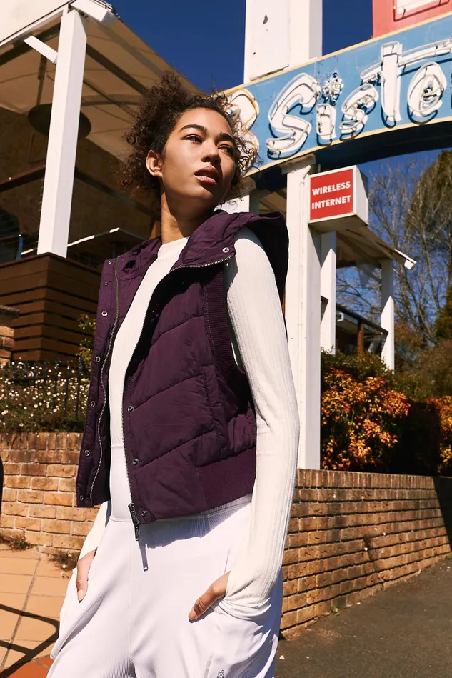 Women Outerwear Free People Nature Seeker Puffer Vest Spellbound