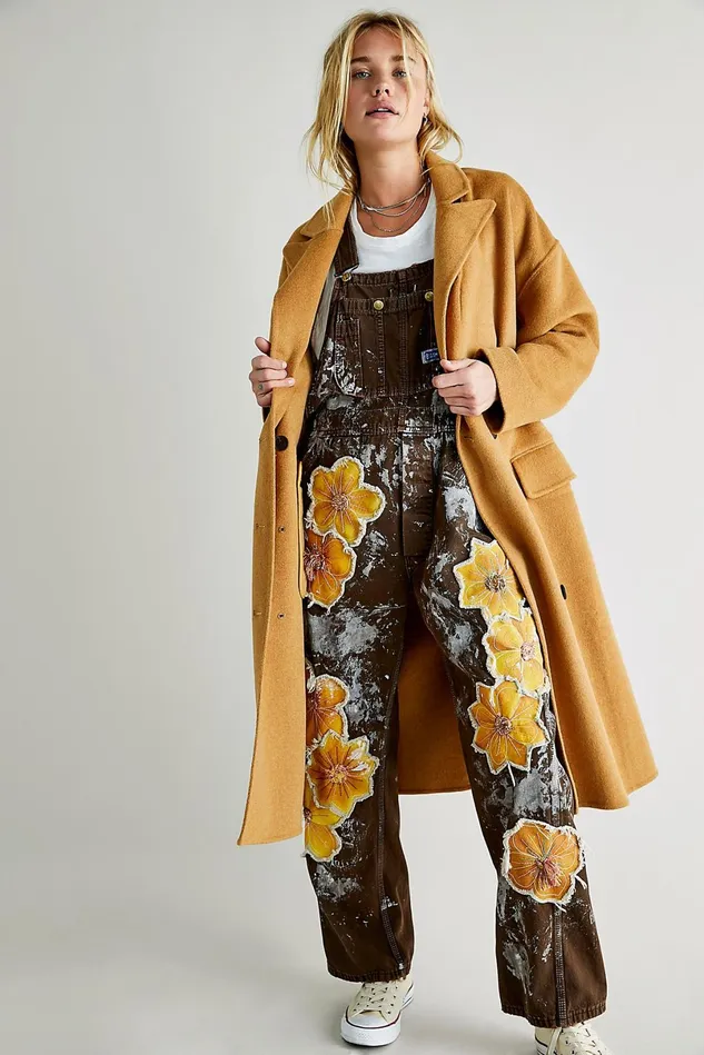 Women Overalls Free People The Hazel Overall Brown