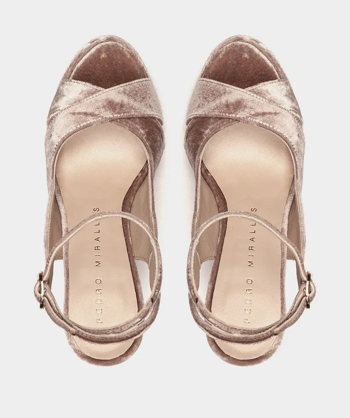 Women Pretoria Pink 8211 Heeled Sandals Pedro Miralles