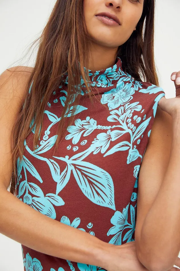 Women Printed Dresses Free People Time To Shine Printed Maxi Rum Raisin