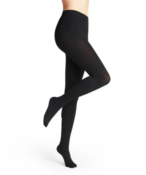 Women Pure Matt 100 DEN Women Tights Black FALKE Tights and Leggings